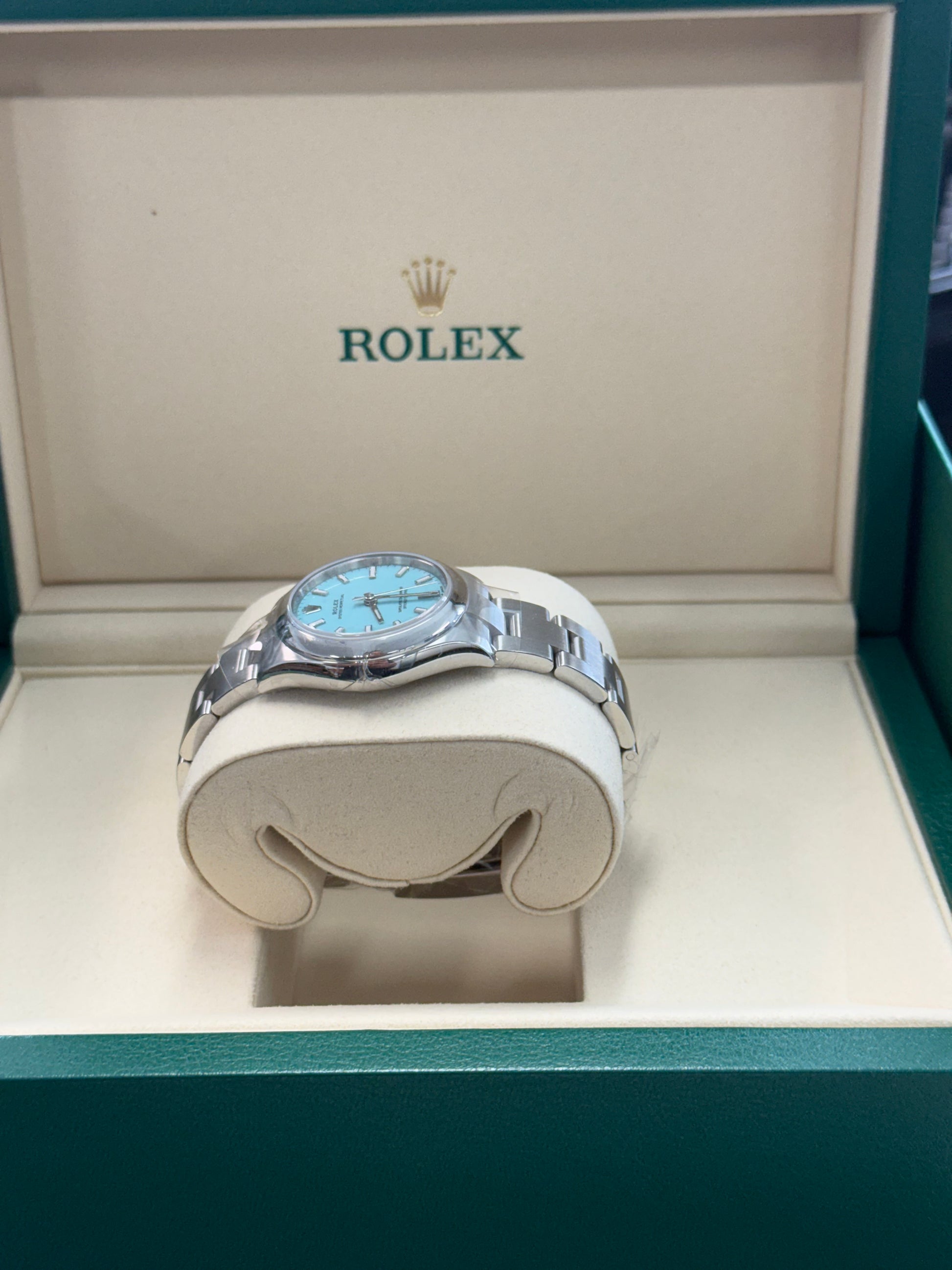 2025 ROLEX OYSTER PERPETUAL 31MM TIFFANY BLUE DIAL 277200