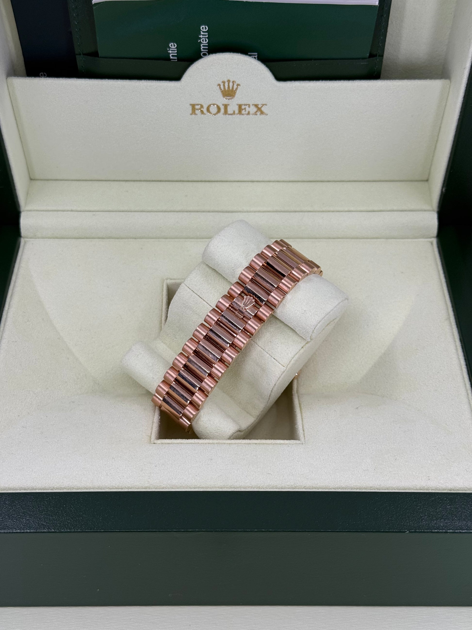 2011 ROLEX DAY-DATE II ROSE GOLD 41MM ‘RUBY DIAL’