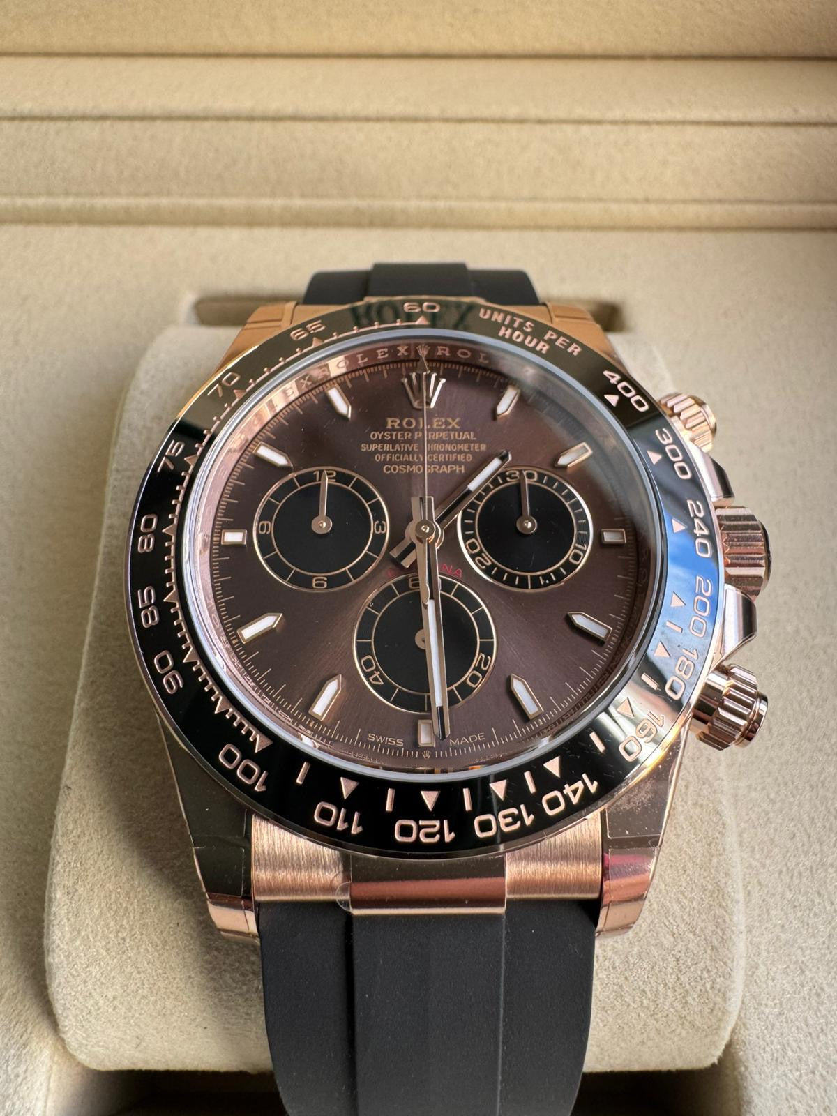 2025 ROLEX COSMOGRAPH DAYTONA ROSE GOLD BROWN DIAL 126515LN