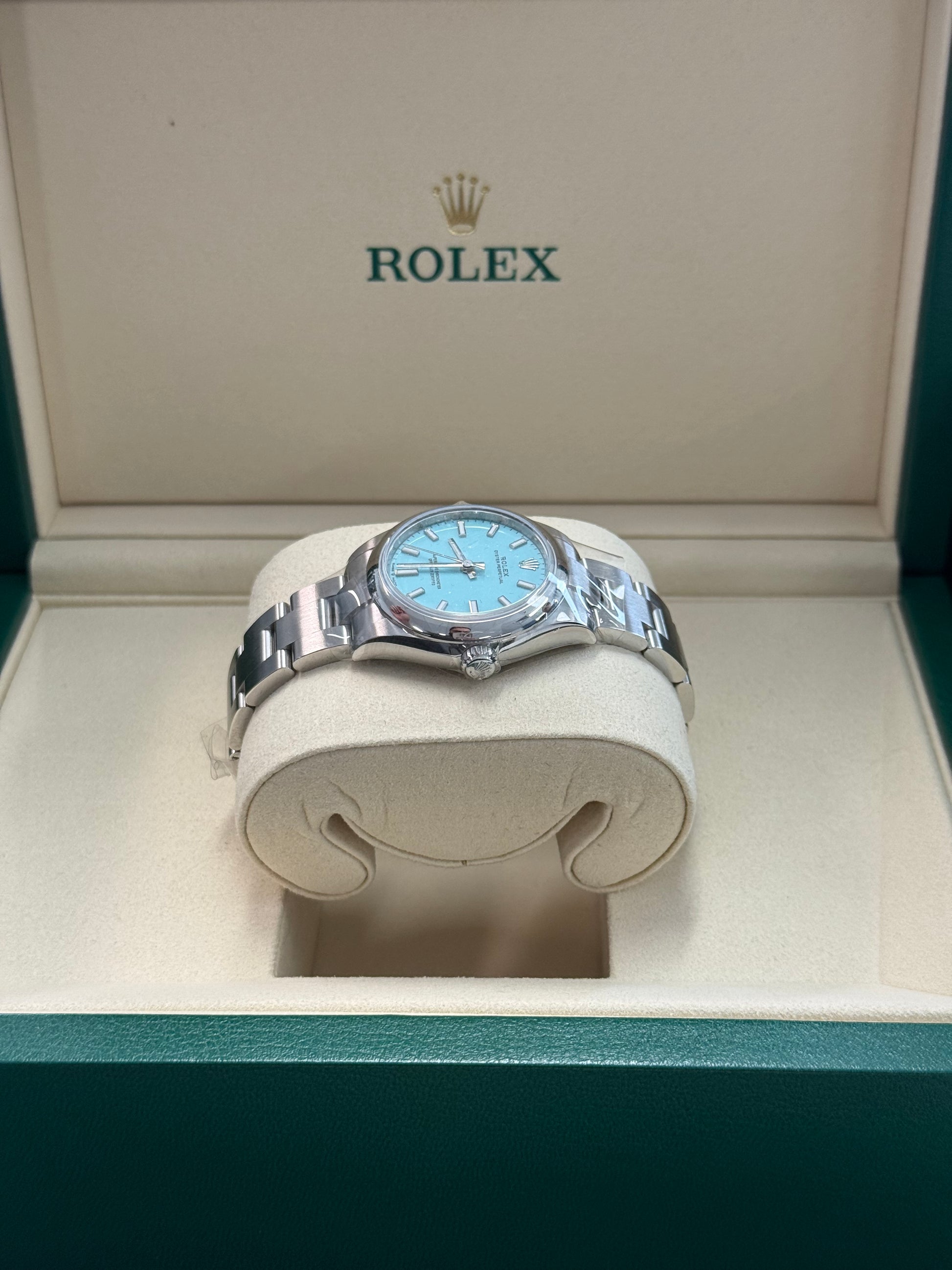 2025 ROLEX OYSTER PERPETUAL 31MM TIFFANY BLUE DIAL 277200