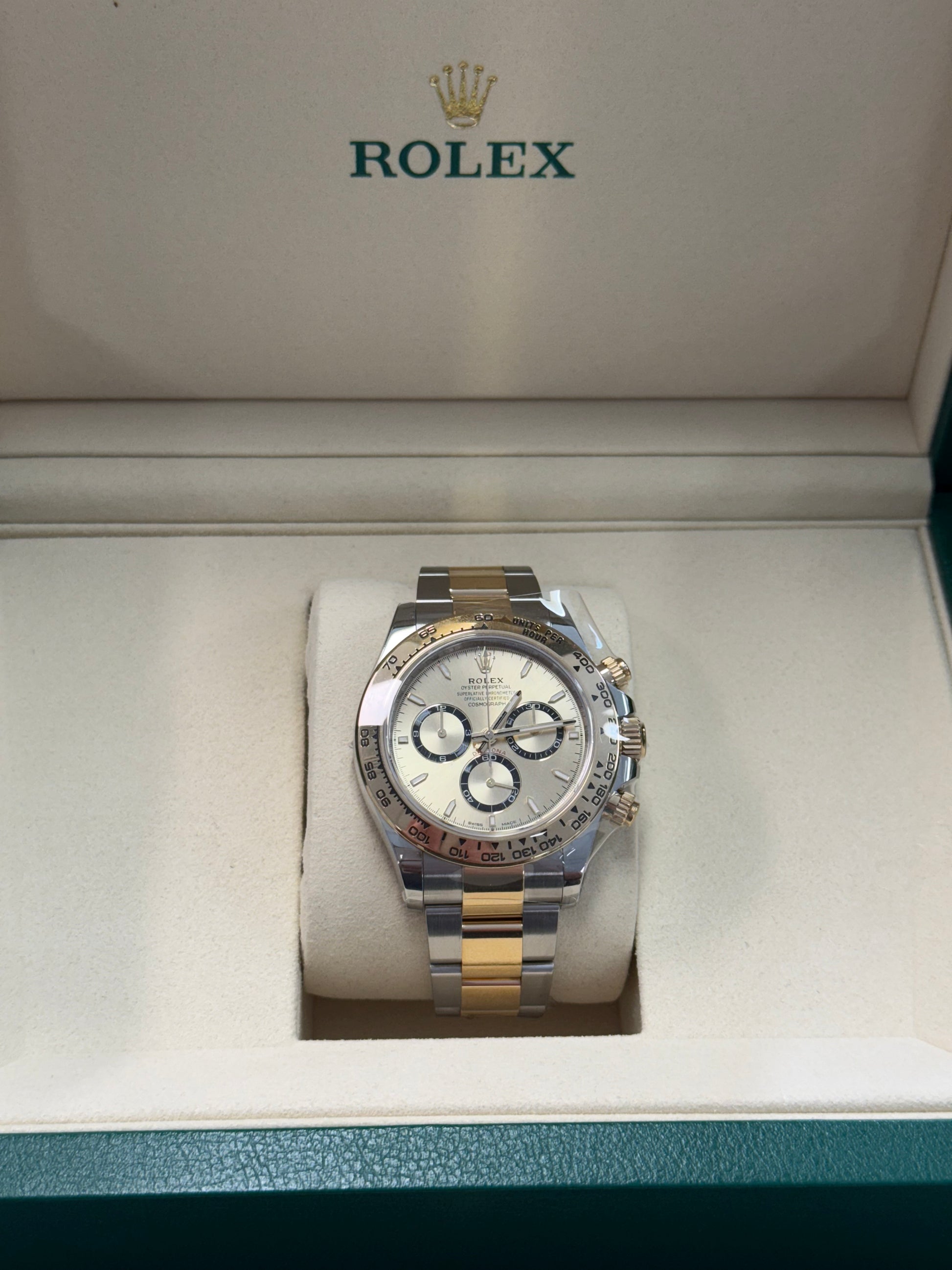 2025 ROLEX COSMOGRAPH DAYTONA TWO-TONE YELLOW GOLD CHAMPAGNE DIAL 126503