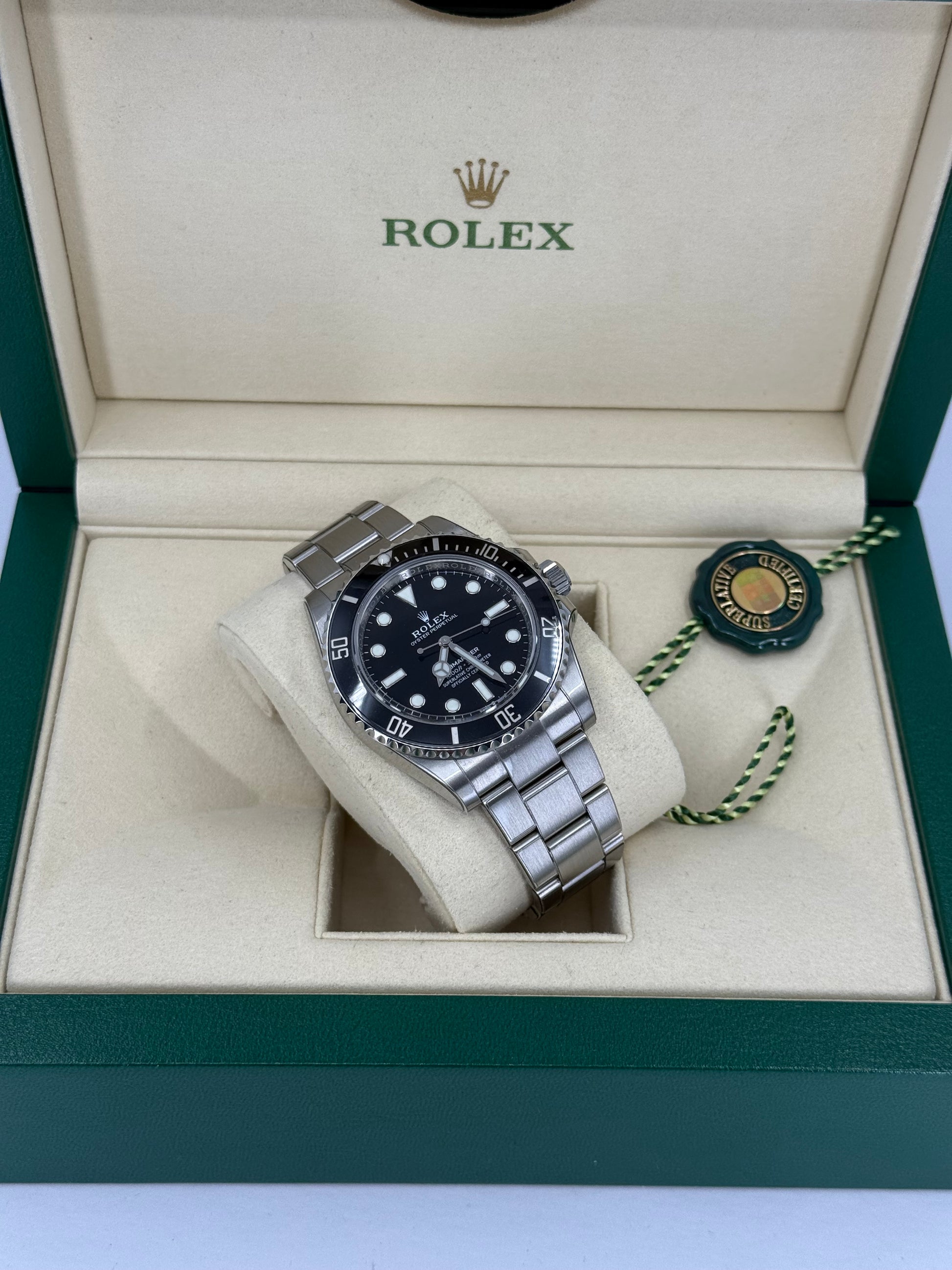 2023 ROLEX SUBMARINER NO-DATE 41MM BLACK BEZEL 124060