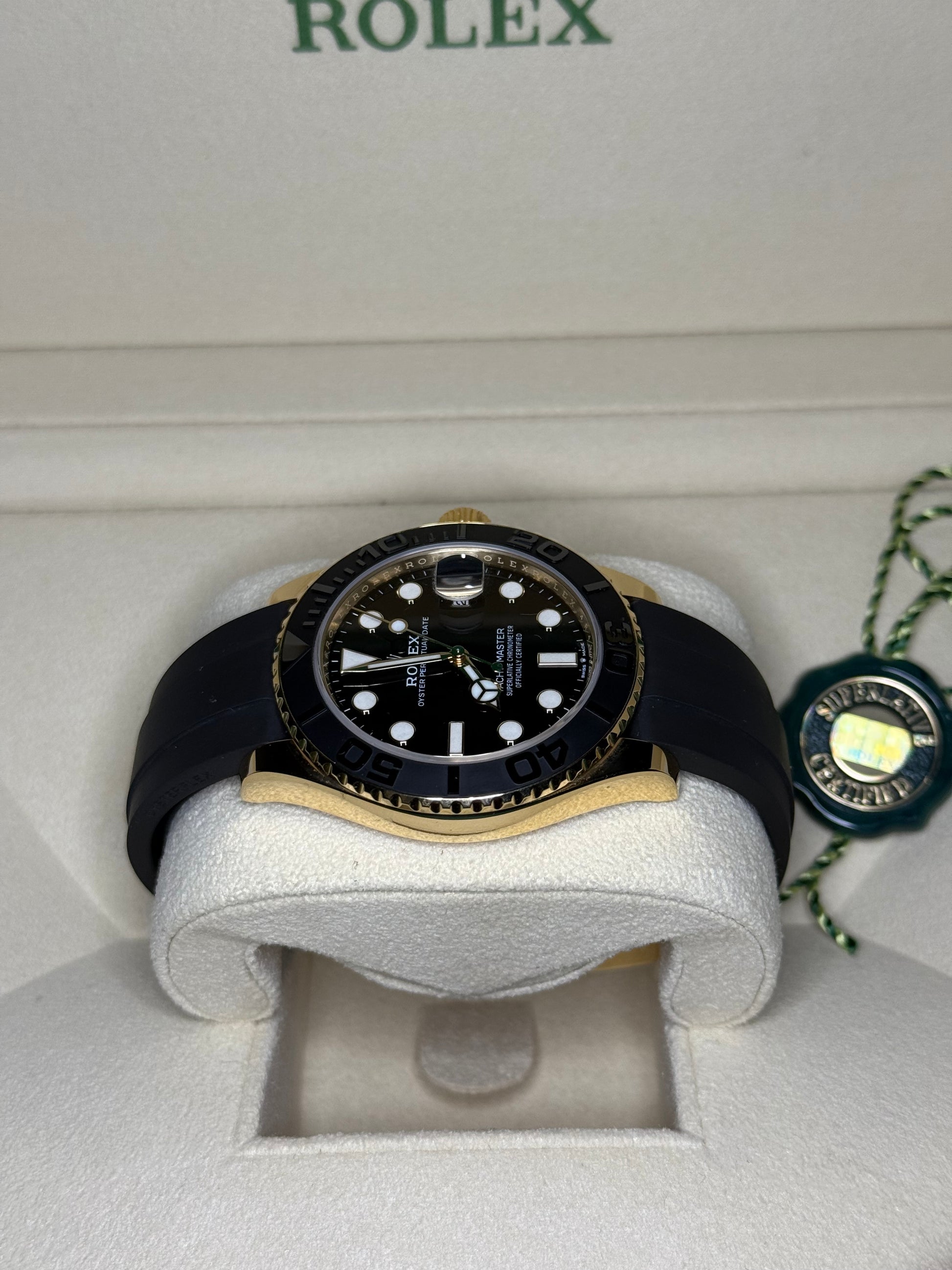 2023 ROLEX YACHT-MASTER 42 YELLOW GOLD OYSTERFLEX 226658