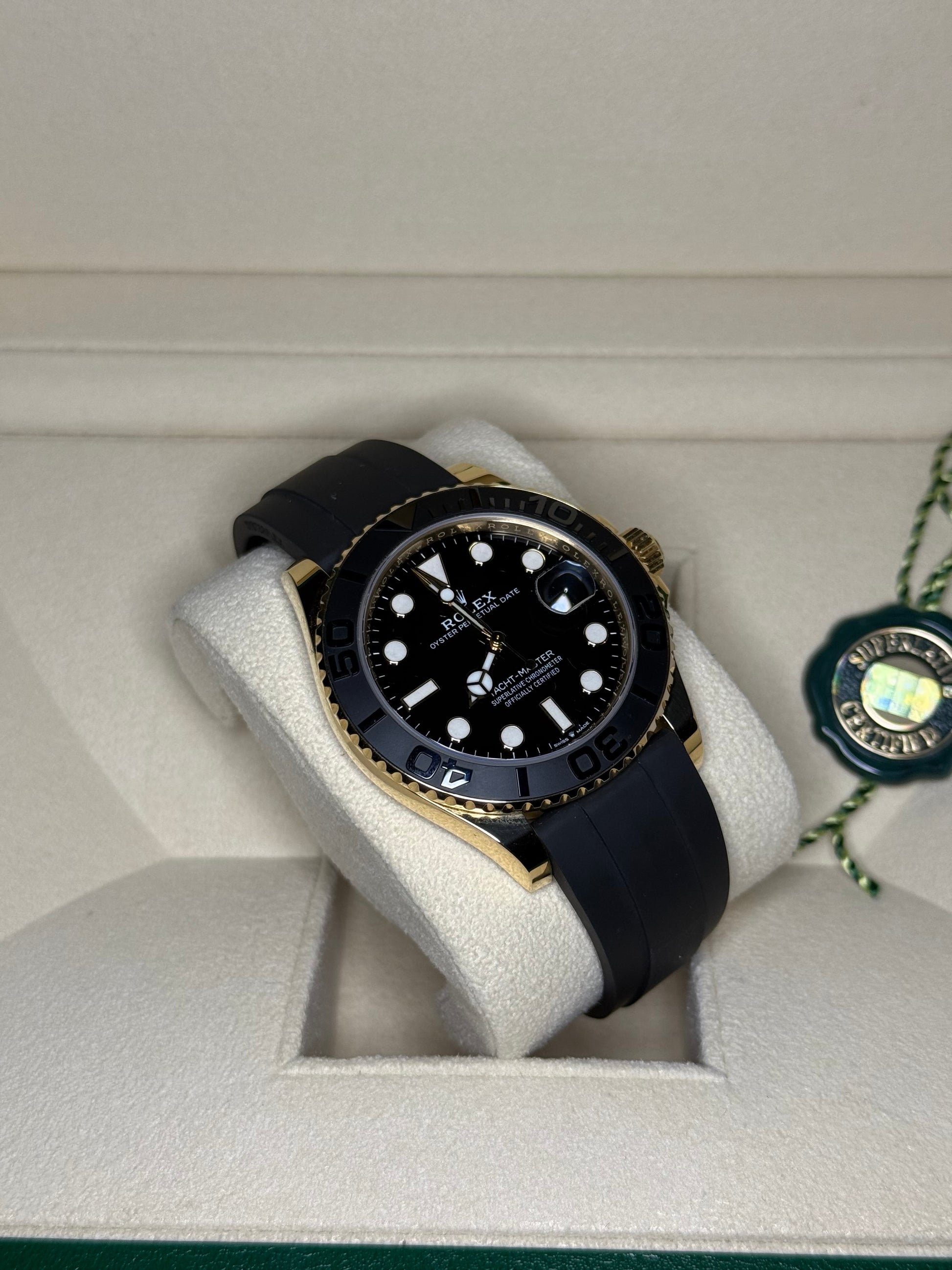 2023 ROLEX YACHT-MASTER 42 YELLOW GOLD OYSTERFLEX 226658