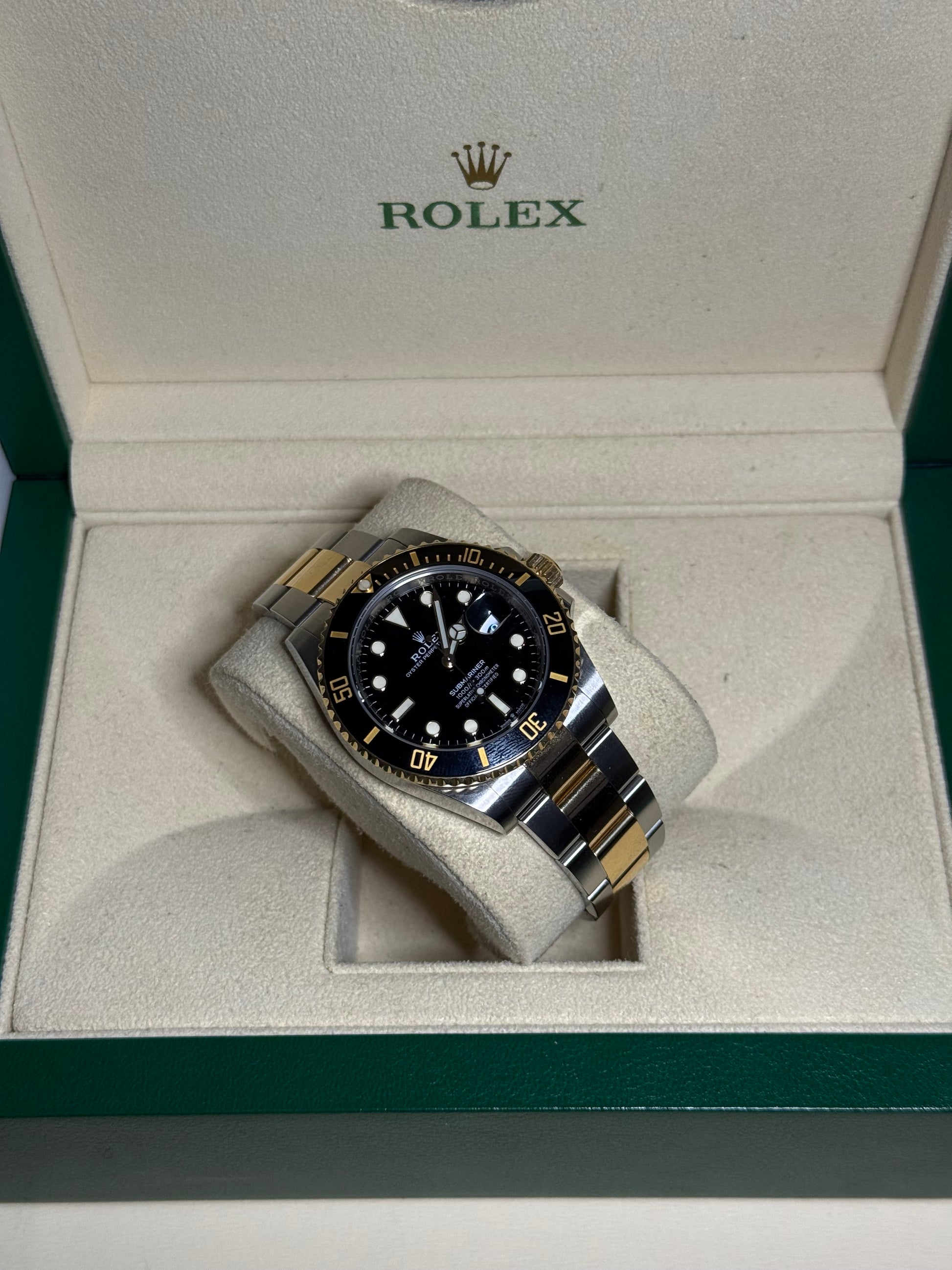 2022 ROLEX SUBMARINER TWO-TONE BLACK DIAL 41MM 126613LN
