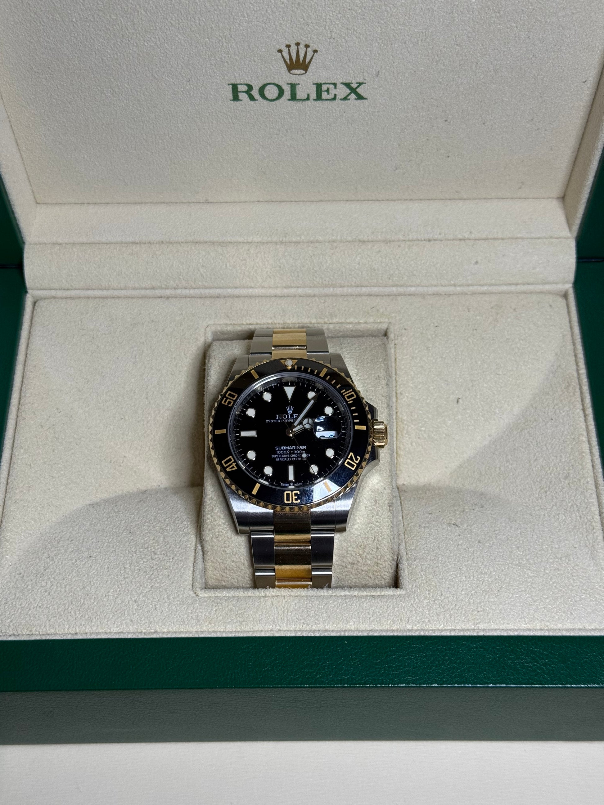 2022 ROLEX SUBMARINER TWO-TONE BLACK DIAL 41MM 126613LN