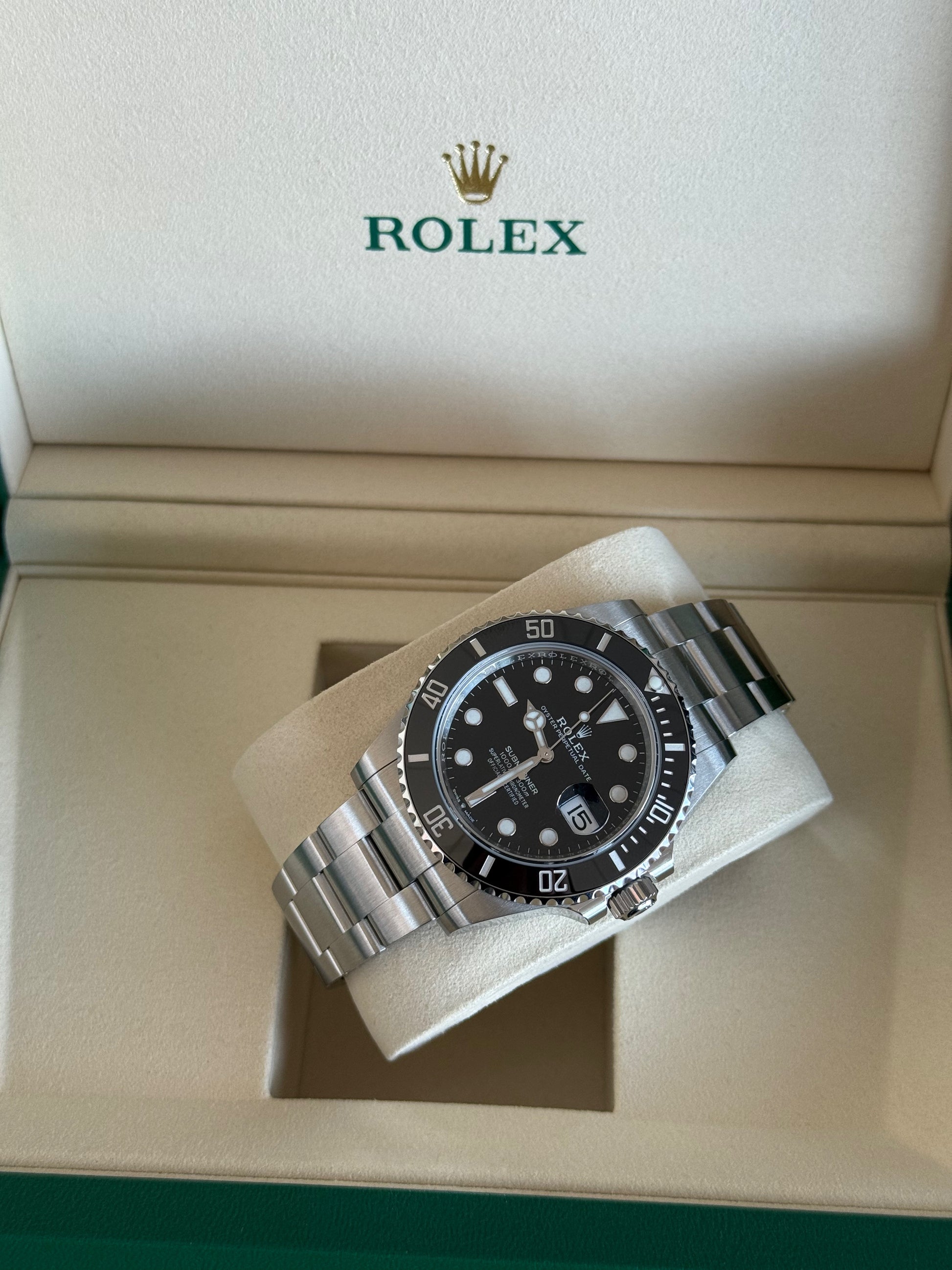 2025 ROLEX SUBMARINER DATE 41MM BLACK BEZEL 126610LN