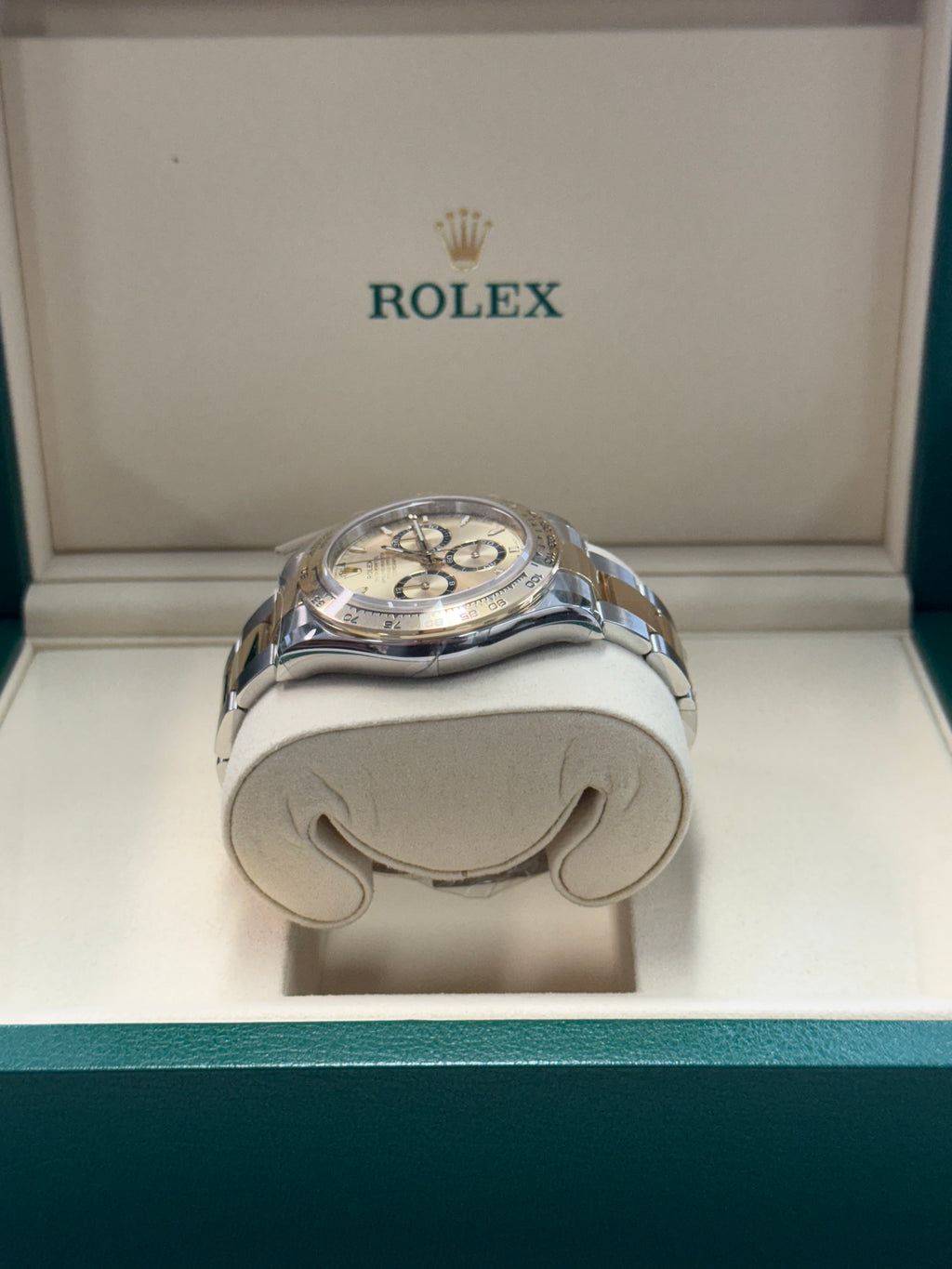 2025 ROLEX COSMOGRAPH DAYTONA TWO-TONE YELLOW GOLD CHAMPAGNE DIAL 126503