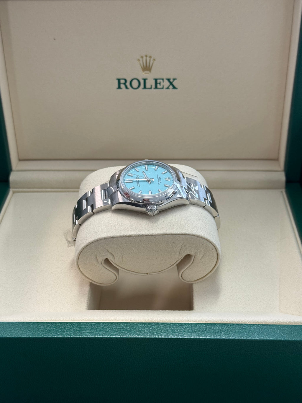 2025 ROLEX OYSTER PERPETUAL 31MM TIFFANY BLUE DIAL 277200