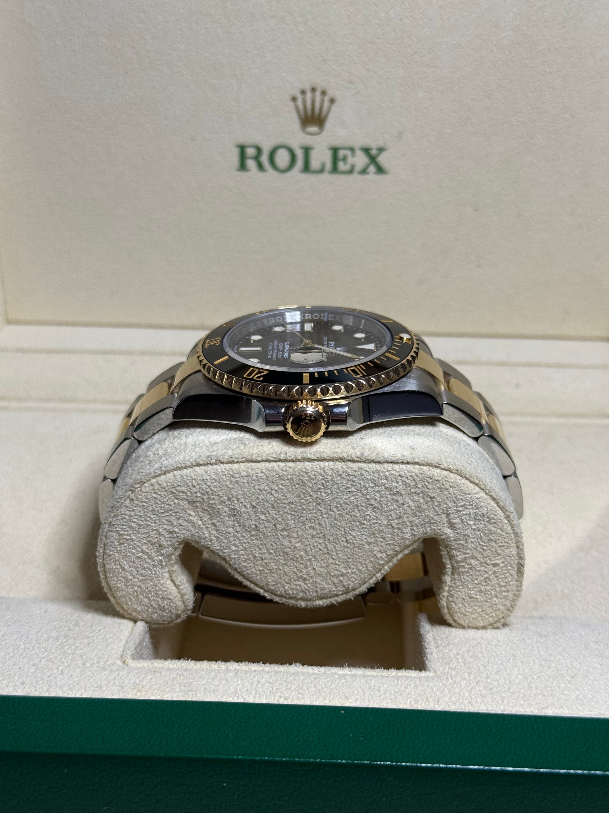 2022 ROLEX SUBMARINER TWO-TONE BLACK DIAL 41MM 126613LN