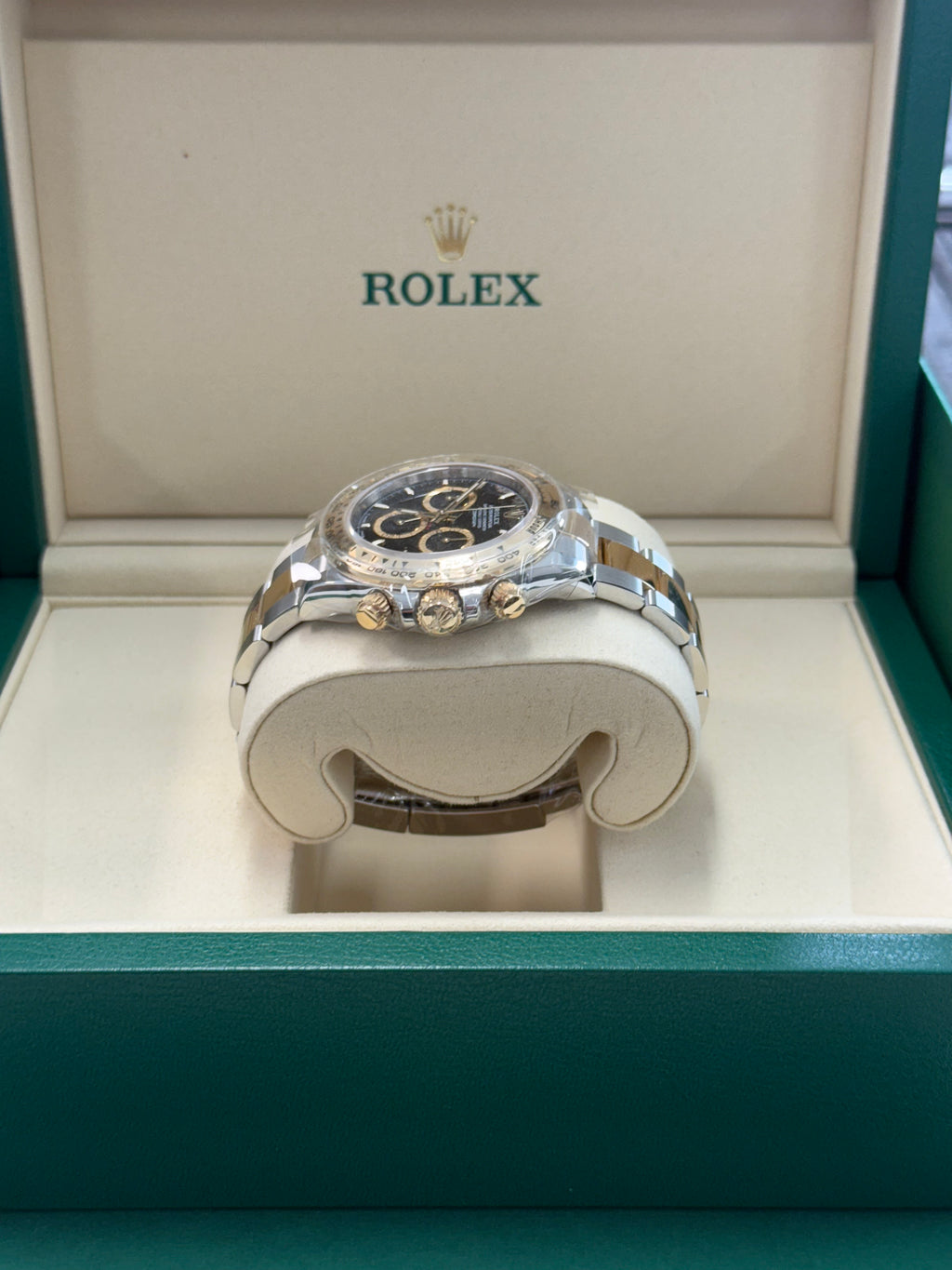 2025 ROLEX COSMOGRAPH DAYTONA TWO-TONE YELLOW GOLD BLACK DIAL 126503