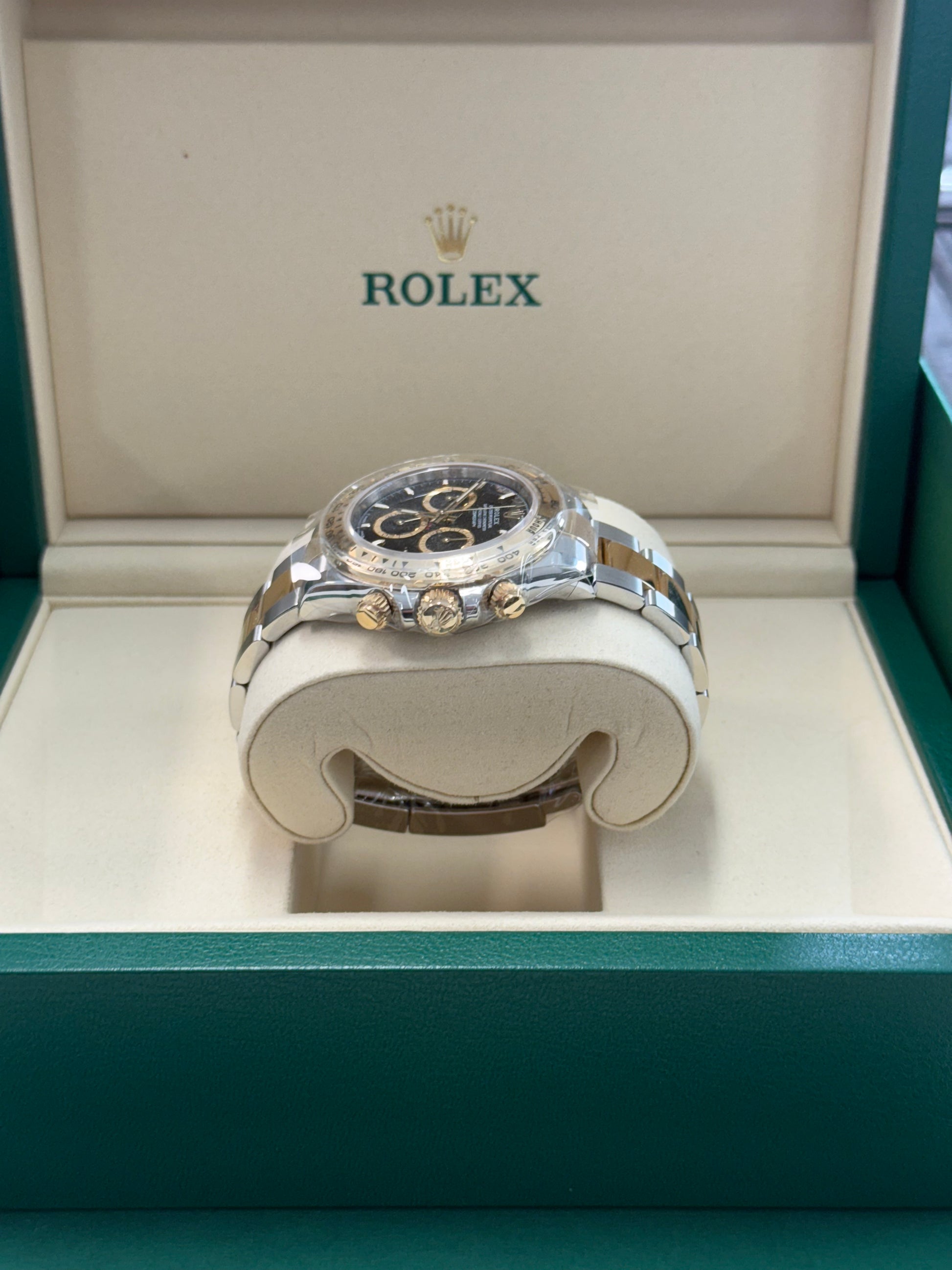 2025 ROLEX COSMOGRAPH DAYTONA TWO-TONE YELLOW GOLD BLACK DIAL 126503