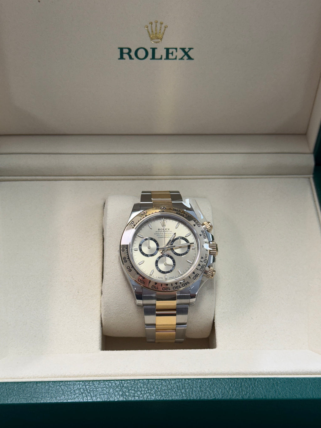 2025 ROLEX COSMOGRAPH DAYTONA TWO-TONE YELLOW GOLD CHAMPAGNE DIAL 126503