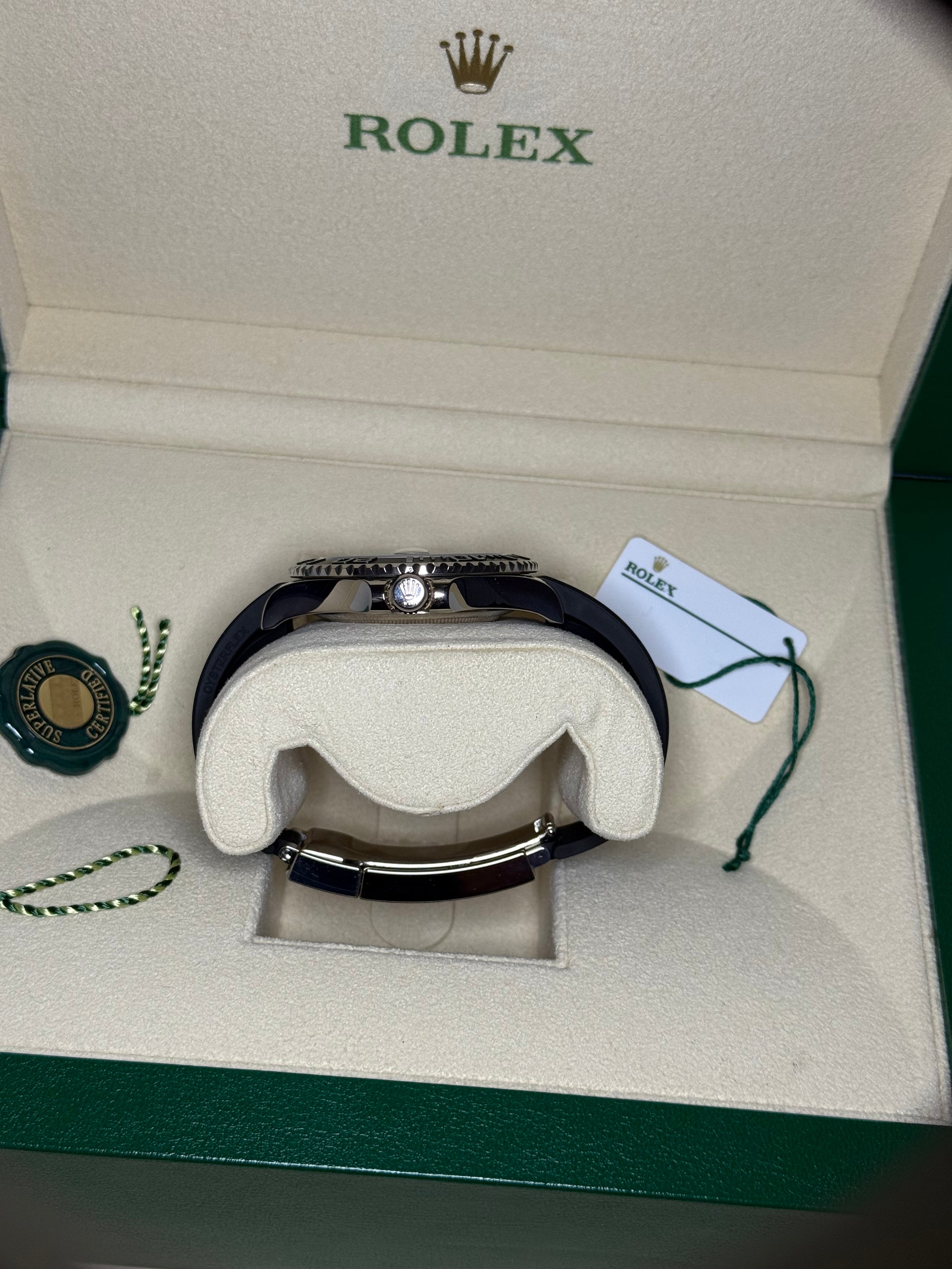 2023 ROLEX YACHT-MASTER 42 WHITE GOLD OYSTERFLEX 226659