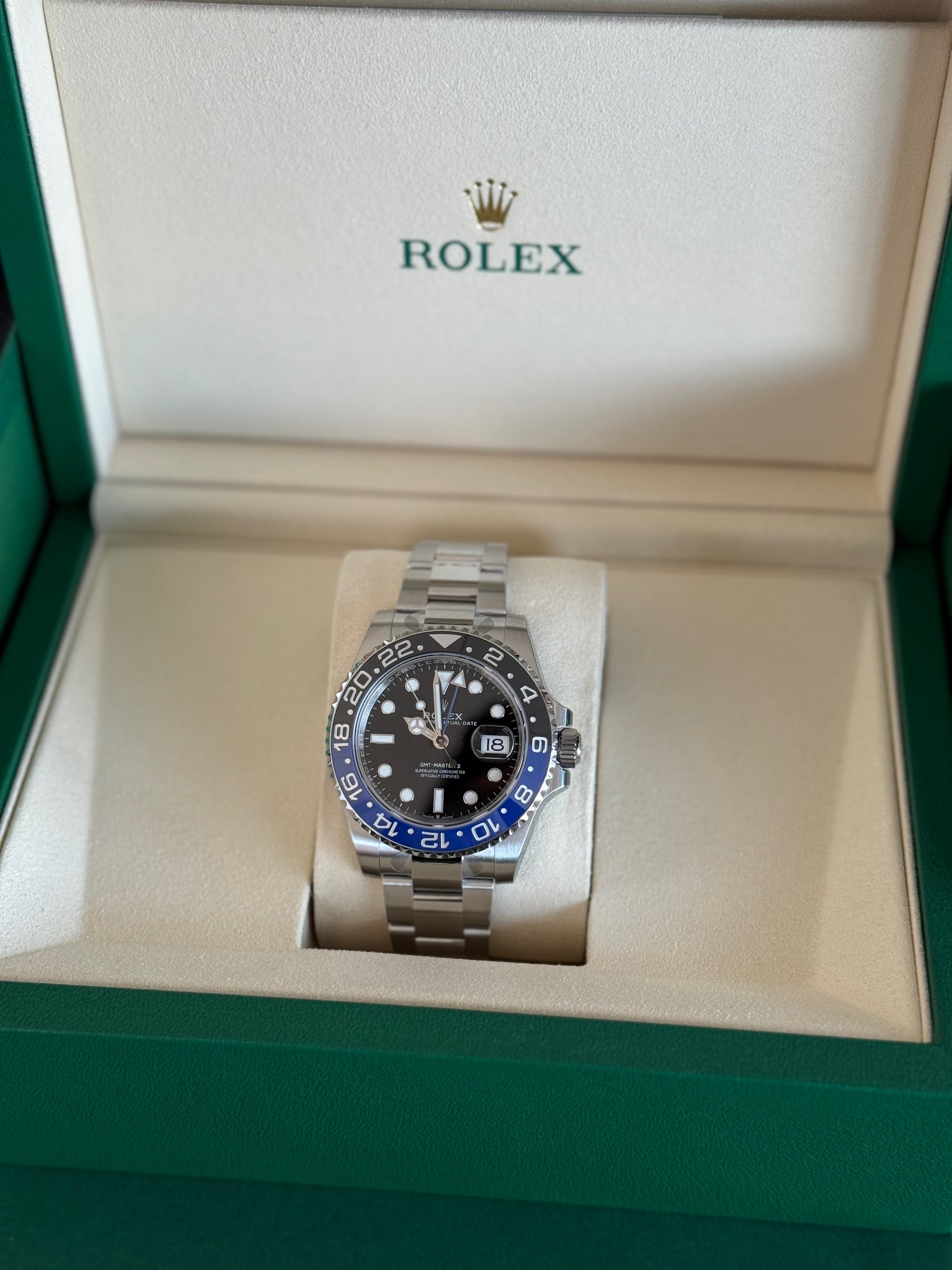 2025 ROLEX GMT-MASTER 2 ‘BATMAN’ 40MM 126710BLNR