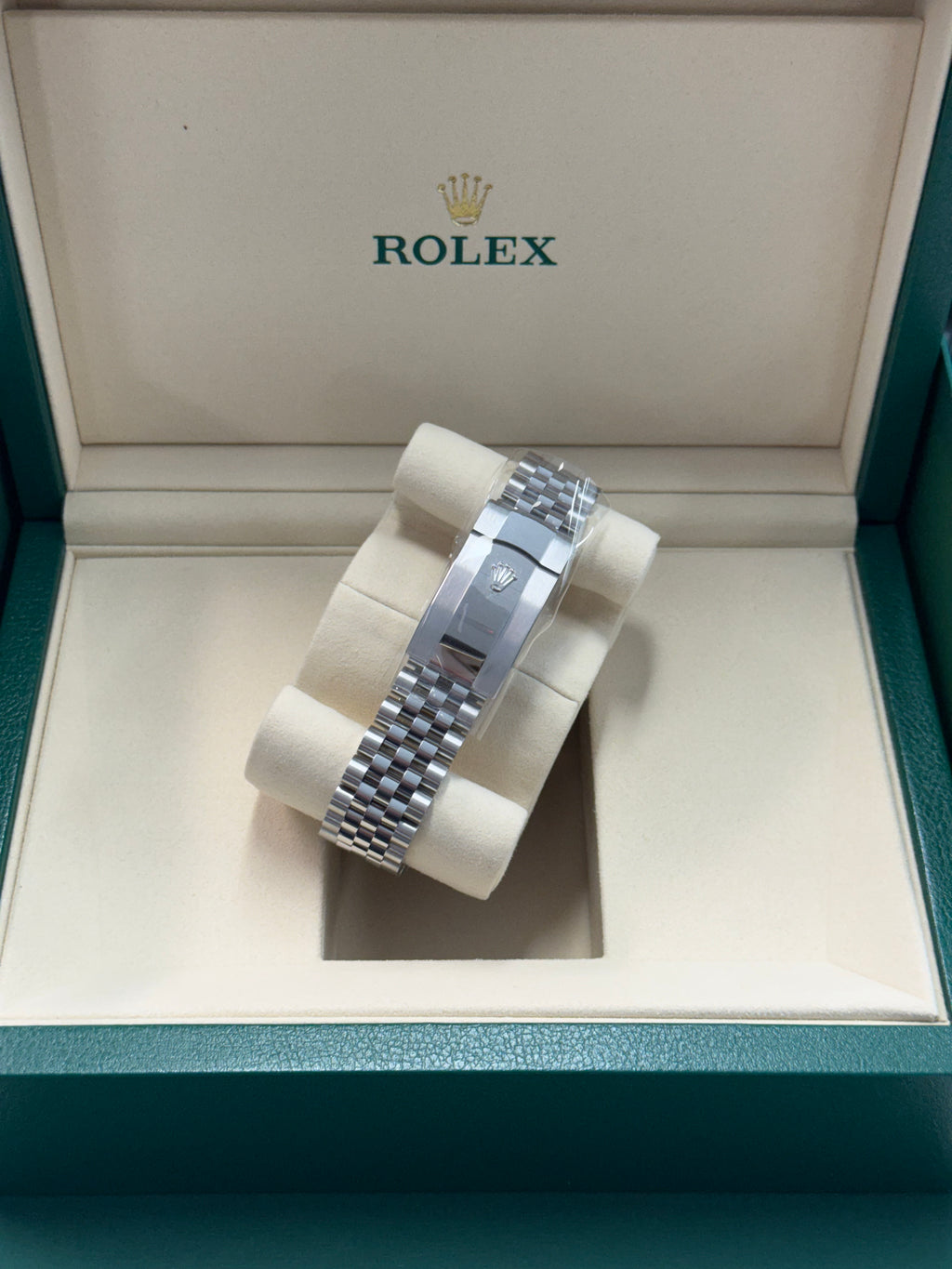 2025 ROLEX DATEJUST 41 STAINLESS STEEL MINT GREEN DIAL 126334