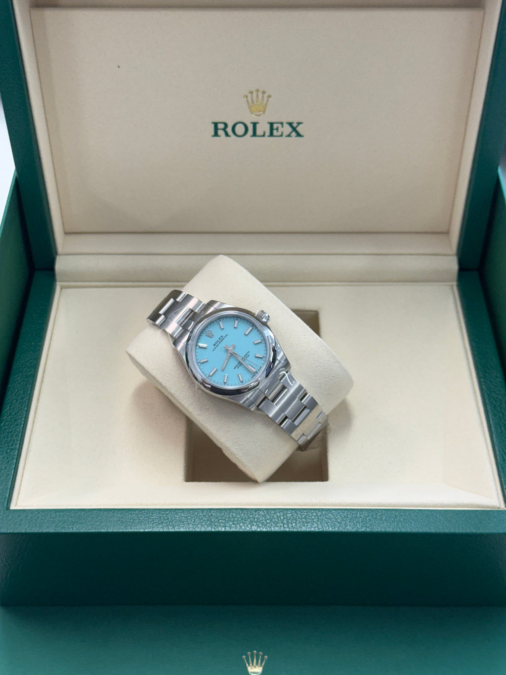 2025 ROLEX OYSTER PERPETUAL 31MM TIFFANY BLUE DIAL 277200