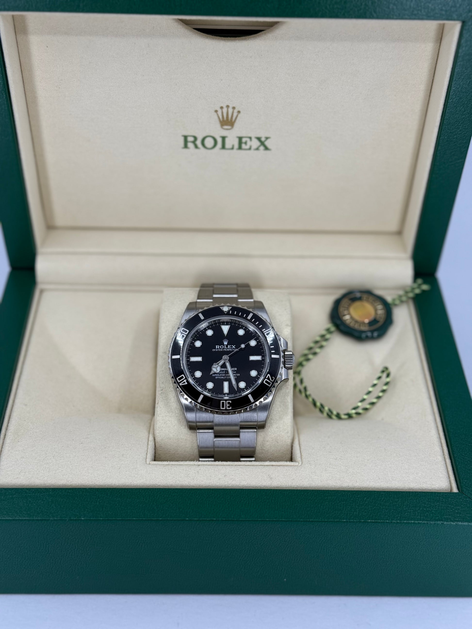 2023 ROLEX SUBMARINER NO-DATE 41MM BLACK BEZEL 124060