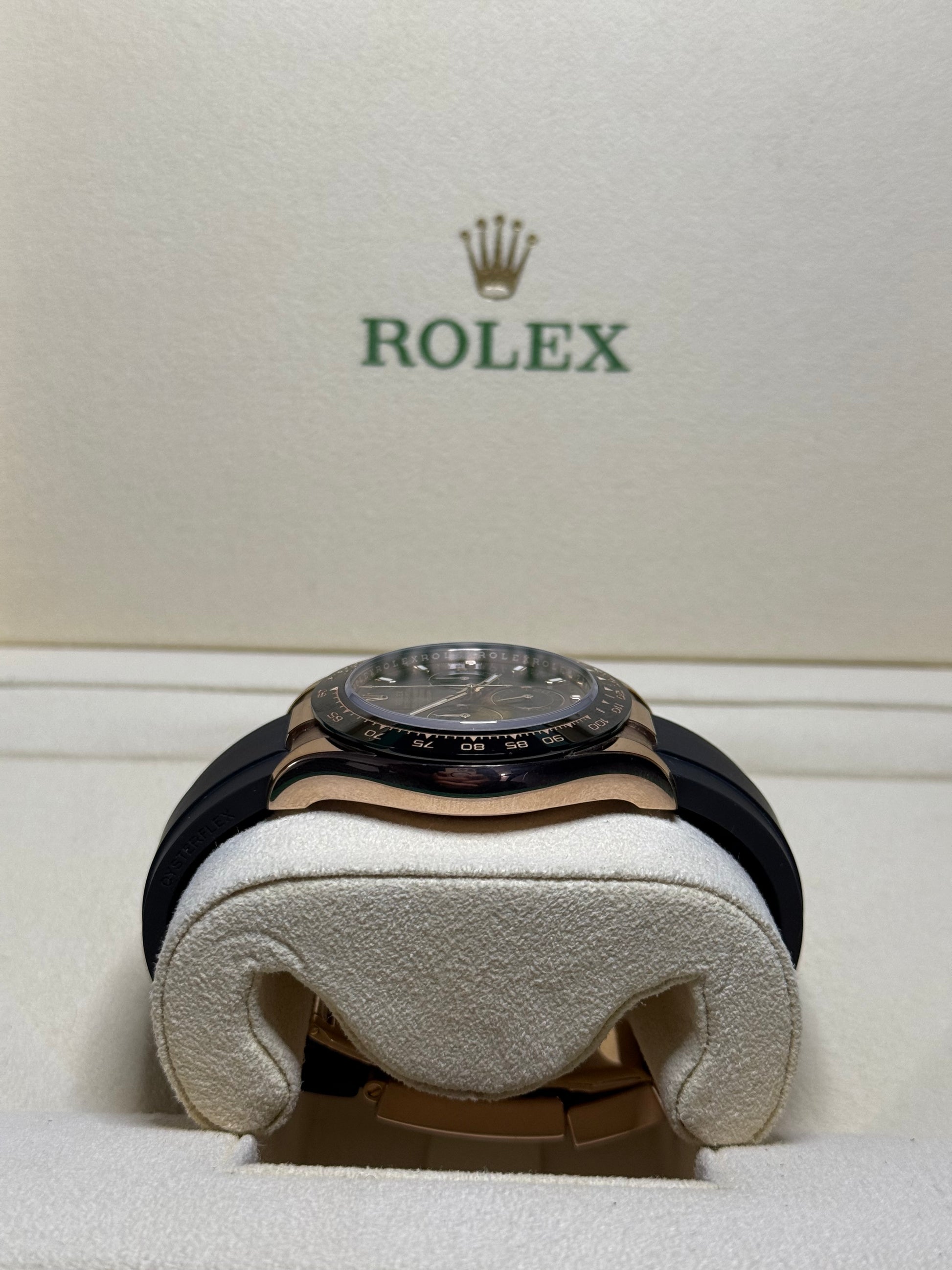 2022 ROLEX COSMOGRAPH DAYTONA ROSE GOLD BROWN DIAL 116515LN