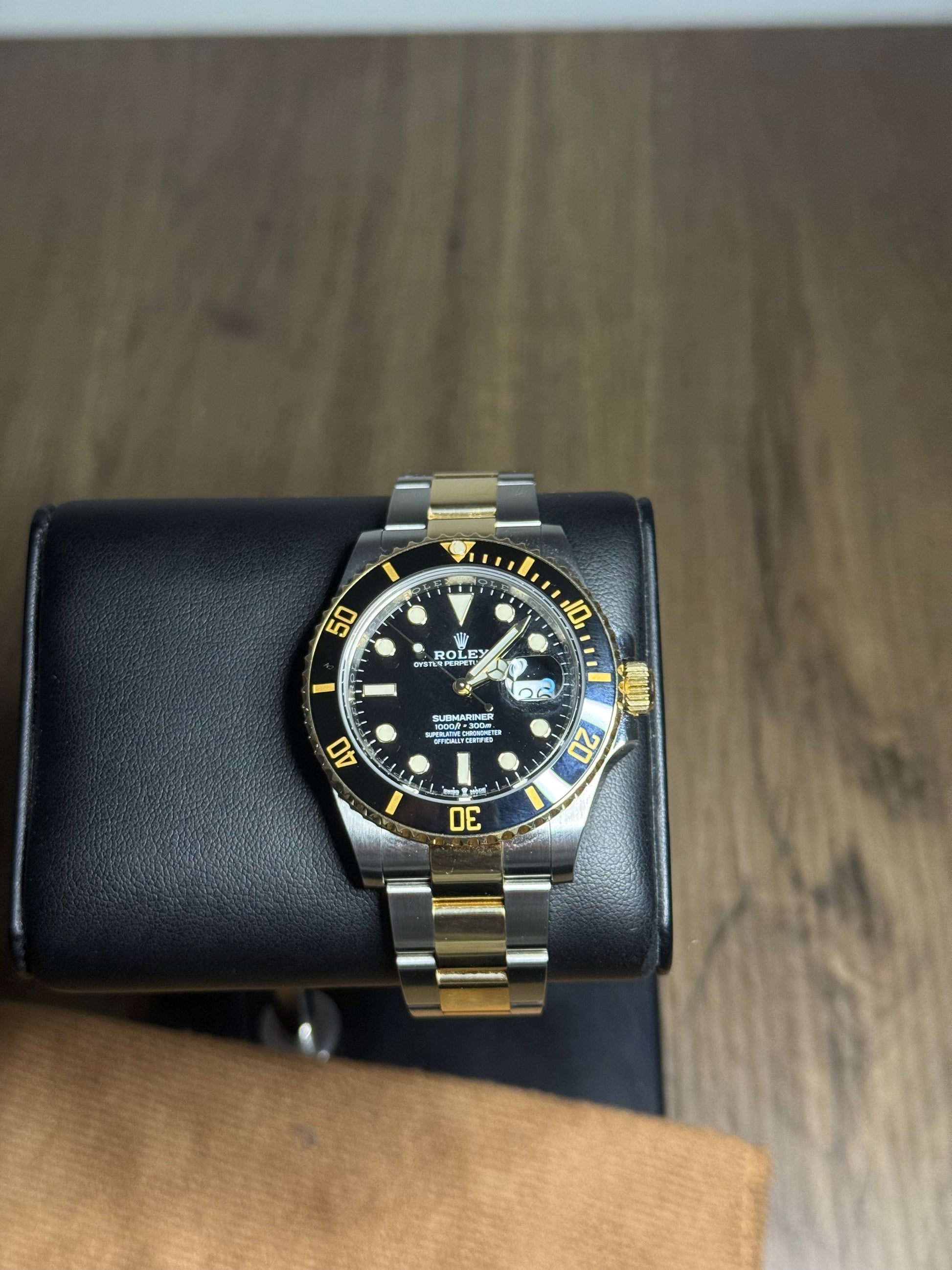 2022 ROLEX SUBMARINER TWO-TONE BLACK DIAL 41MM 126613LN
