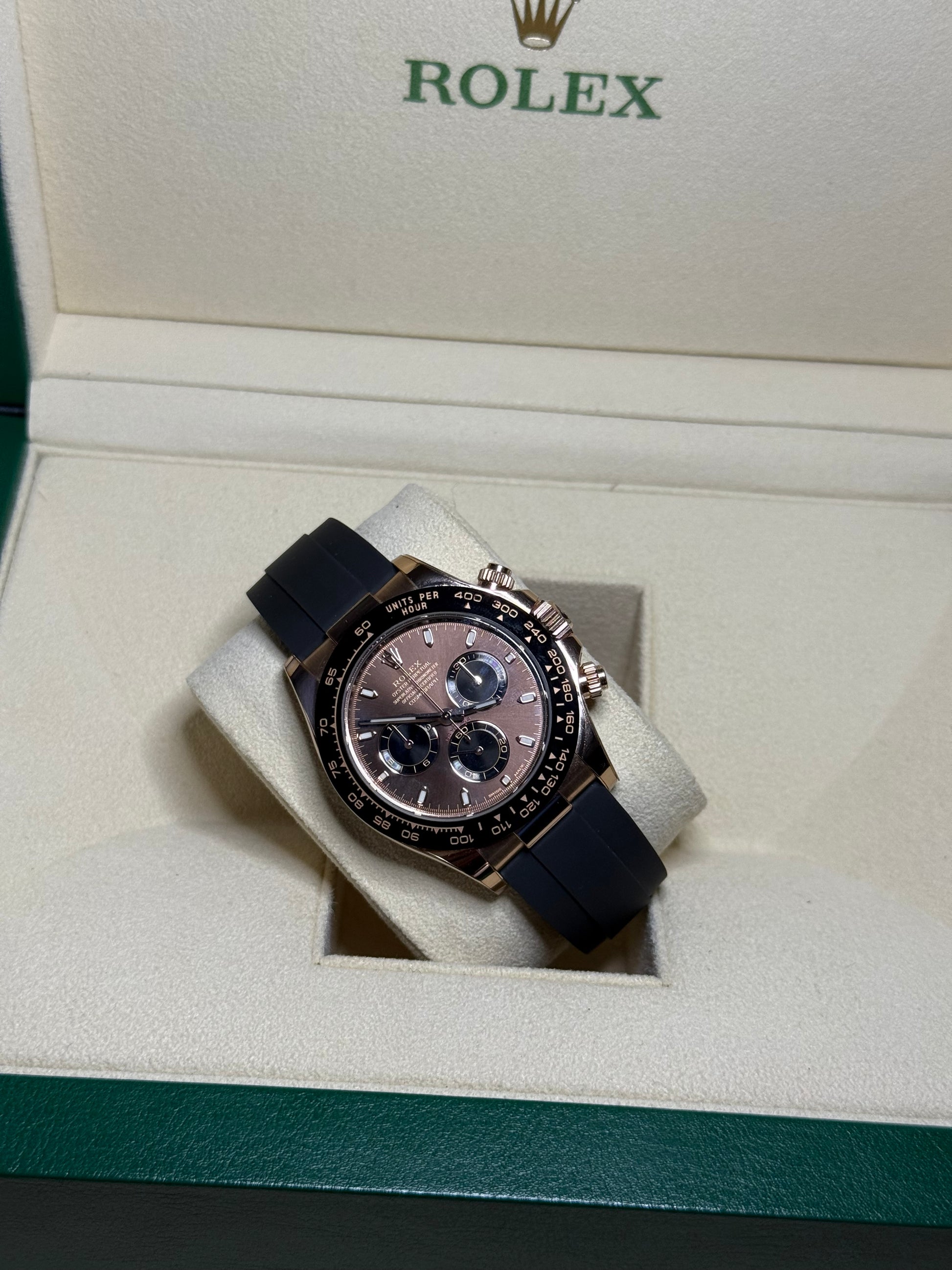 2022 ROLEX COSMOGRAPH DAYTONA ROSE GOLD BROWN DIAL 116515LN